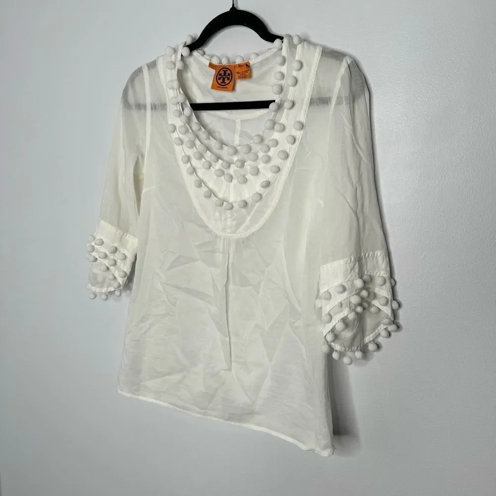 Tory Burch white blouse